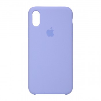 Чохол-накладка Silicone Case для Apple iPhone XS Max, Lavender (фіолетовий)