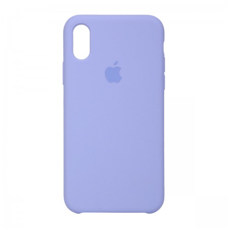 Чехол-накладка Silicone Case для Apple iPhone XS Max, Lavender (фиолетовый)