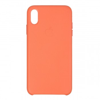 Чохол-накладка Leather Case для Apple iPhone XS Max Orange
