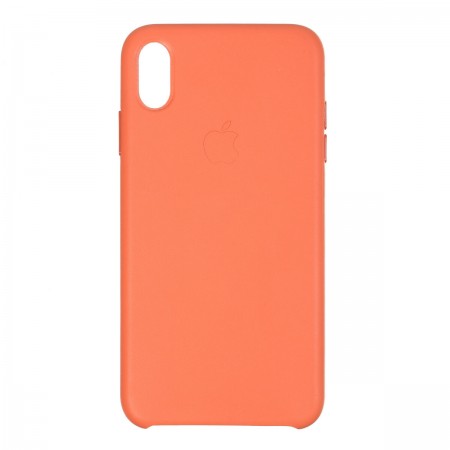 Чохол-накладка Leather Case для Apple iPhone XS Max Orange