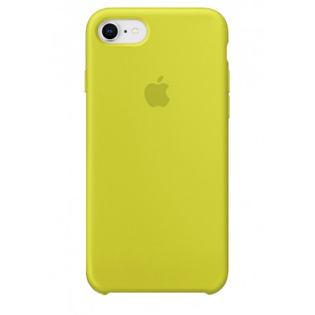 Чехол-накладка Silicone Case для Apple iPhone SE 2022/2020/8/7, Flash (желтый)