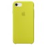 Чехол-накладка Silicone Case для Apple iPhone SE 2022/2020/8/7, Flash (желтый)