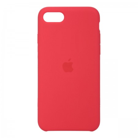 Чохол-накладка Silicone Case для Apple iPhone SE 2022/2020/8/7, Red Raspberry (червоний)