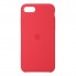 Чохол-накладка Silicone Case для Apple iPhone SE 2022/2020/8/7, Red Raspberry (червоний)