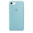 Чехол-накладка Silicone Case для Apple iPhone SE 2022/2020/8/7, Sky Blue (голубой)