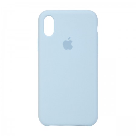 Силиконовый чехол Original Silicone Case для Apple iPhone X/XS Sky Blue