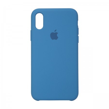 Чохол-накладка Silicone Case для Apple iPhone XS Max, Denim Blue (блакитний)