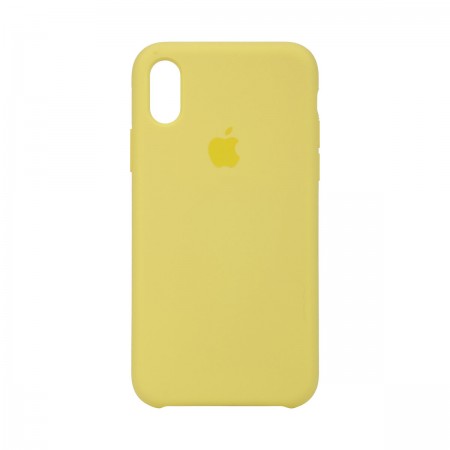Чохол-накладка Silicone Case для Apple iPhone XS Max, Lemonade (жовтий)