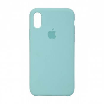 Чохол-накладка Silicone Case для Apple iPhone XS Max, Marine Green (зелений)