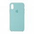 Чехол-накладка Silicone Case для Apple iPhone XS Max, Marine Green (зеленый)