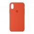Чехол-накладка Silicone Case для Apple iPhone XS Max, Spicy Orange (оранжевый)