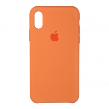 Чохол Original Silicone Case для Apple iPhone XS/X Papaya