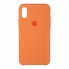 Чохол-накладка Silicone Case для Apple iPhone XS Max, Papaya (помаранчевий)