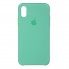 Чехол-накладка Silicone Case для Apple iPhone XS Max, Spearmint (зеленый)