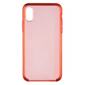 Чохол Clear Case ArmorStandart для Apple iPhone XS/X, червоний, полікарбонат