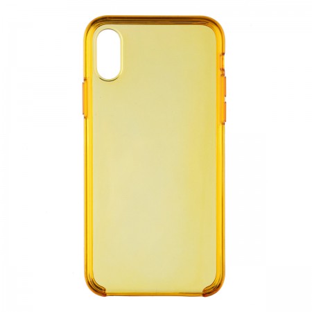 Чохол-накладка ArmorStandart Clear Case для Apple iPhone XS/X, жовтий