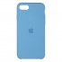 Чохол-накладка Silicone Case для Apple iPhone SE 2022/2020/8/7, Cornflower (блакитний)