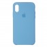 Силиконовый чехол-накладка ArmorStandart Original Silicone Case для Apple iPhone XS/X, Cornflower