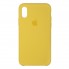 Чохол-накладка Silicone Case для Apple iPhone XS Max, Canary Yellow (жовтий)