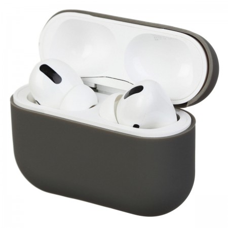 Силіконовий чохол ArmorStandart Ultrathin Silicone Case для кейса Apple AirPods Pro, темно-сірий