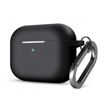 Чохол для навушників ArmorStandart Hang Case для Apple Airpods Pro, силікон 2 мм, з карабіном, чорний