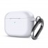 Силіконовий чохол для навушників Apple Airpods Pro ArmorStandart Hang Case з карабіном, білий