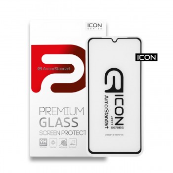 Защитное стекло ArmorStandart Icon для Realme XT, черное, 6.4