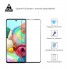 Защитное стекло ArmorStandart Full Glue для Samsung A71 (A715), черное, 6.7