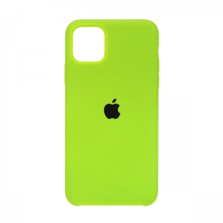 Чехол-накладка Original Silicone Case для Apple iPhone 11 Pro Max, Electric Green