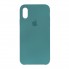 Силіконовий чохол-накладка ArmorStandart Original Silicone Case для Apple iPhone XS/X, Pine Green