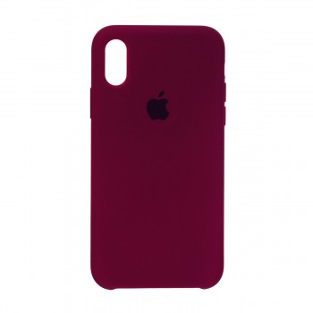 Силіконовий чохол-накладка ArmorStandart Original Silicone Case для Apple iPhone XS/X, Marsala Силіконовий чохол-накладка ArmorStandart Original Silicone Case для Apple iPhone XS/X, Marsala