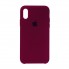 Силиконовый чехол-накладка ArmorStandart Original Silicone Case для Apple iPhone XS/X, Marsala
