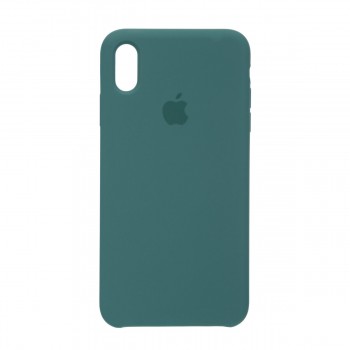 Чохол-накладка Silicone Case для Apple iPhone XS Max, Pine Green (зелений)