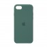 Чохол-накладка Silicone Case для Apple iPhone SE 2022/2020/8/7, Pine Green (зелений)