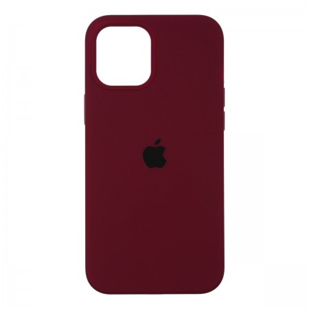 Силіконовий чохол Original Silicone Case для Apple iPhone 12 mini, марсала