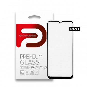Захисне скло ArmorStandart Pro для Motorola Moto G8 Power Lite, чорне, 6.5