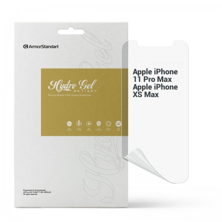 Гидрогелевая пленка ArmorStandart антишпион для Apple iPhone 11 Pro Max/XS Max, диагональ 6.5