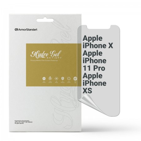 Гидрогелевая пленка ArmorStandart антишпион для Apple iPhone 11 Pro/XS/X, диагональ 5.8