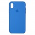 Силиконовый чехол Original Silicone Case для Apple iPhone XR Capri Blue