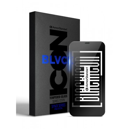 Защитное стекло ArmorStandart Space Black Icon для Apple iPhone 12 / 12 Pro