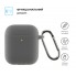 Силіконовий чохол ArmorStandart Ultrathin Silicone Case With Hook для кейса AirPods 2, Advanced Ash (попелястий)