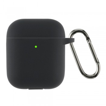 Силіконовий чохол ArmorStandart Ultrathin Silicone Case With Hook для Apple AirPods 2, чорний Силіконовий чохол ArmorStandart Ultrathin Silicone Case With Hook для Apple AirPods 2, чорний