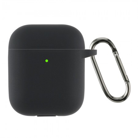 Силіконовий чохол ArmorStandart Ultrathin Silicone Case With Hook для Apple AirPods 2, чорний