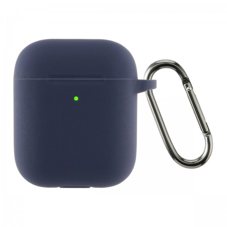 Силіконовий чохол ArmorStandart Ultrathin Silicone Case With Hook для кейса Apple AirPods 2, темно-синій