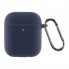 Силіконовий чохол ArmorStandart Ultrathin Silicone Case With Hook для кейса Apple AirPods 2, темно-синій
