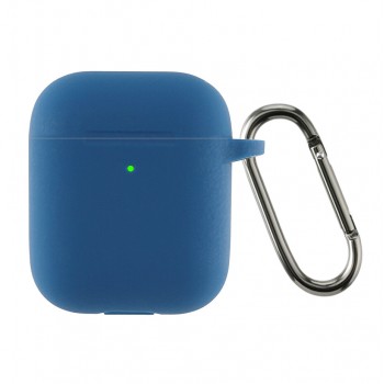 Силіконовий чохол ArmorStandart Ultrathin Silicone Case With Hook для Apple AirPods 2, синій (Lake Blue) Силіконовий чохол ArmorStandart Ultrathin Silicone Case With Hook для Apple AirPods 2, синій (Lake Blue)