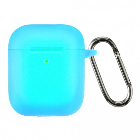 Силіконовий чохол ArmorStandart Ultrathin Silicone Case With Hook для кейса Apple AirPods 2, Noctilucent