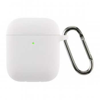 Ультратонкий силіконовий чохол для навушників ArmorStandart Ultrathin Silicone Case With Hook для Apple AirPods 2, білий Ультратонкий силіконовий чохол для навушників ArmorStandart Ultrathin Silicone Case With Hook для Apple AirPods 2, білий