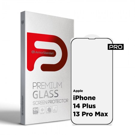 Захисне скло ArmorStandart Pro для Apple iPhone 14 Plus / 13 Pro Max, 6.7