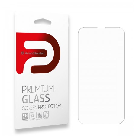 Захисне скло ArmorStandart Glass.CR для Apple iPhone 14 Plus / 13 Pro Max, прозоре, 2.5D, 6.7